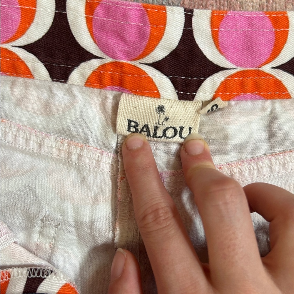 Balou Retro Circle Pattern Pants - Picture 2 of 5